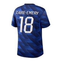 Camiseta Francia Warren Zaire-Emery #18 Primera Equipación Replica Mundial 2026 mangas cortas